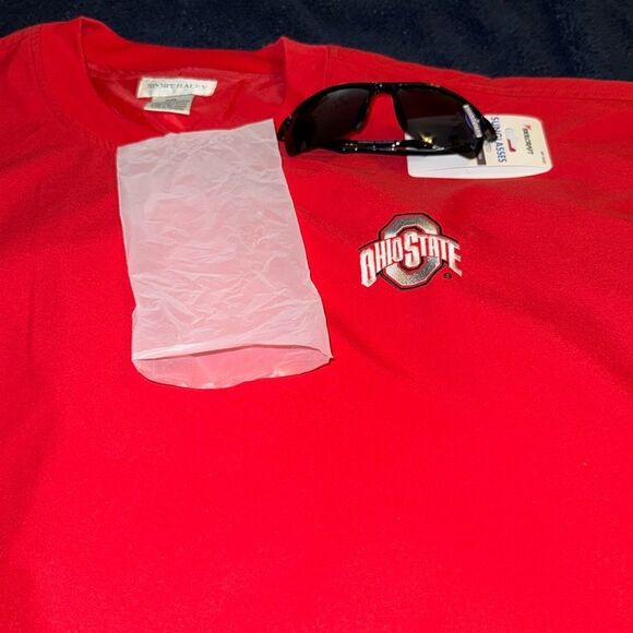 Ohio State Stitched Pullover red white gray black - Picture 1 of 8